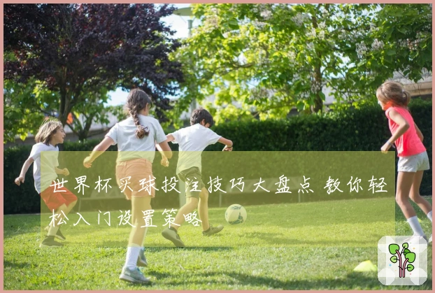 世界杯买球投注技巧大盘点 教你轻松入门设置策略